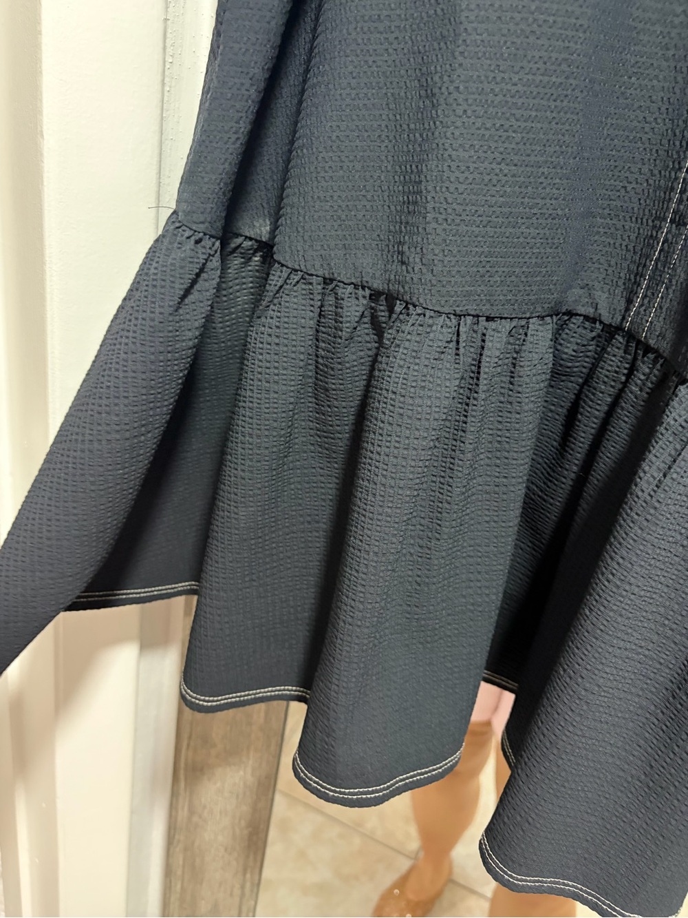 ASOS Curve Black Peplum Blouse - Picture 4 of 6
